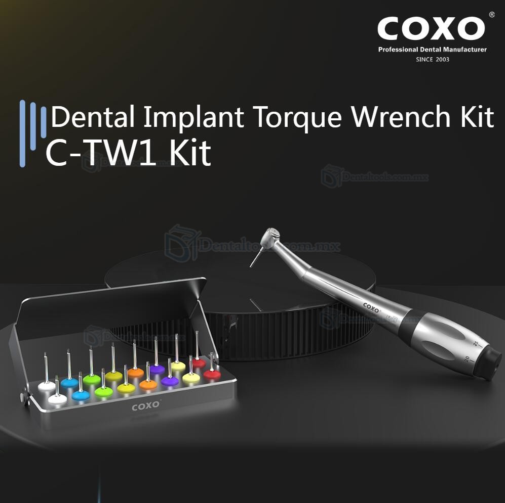 COXO C-TW1 Kit de llave de torque universal para implantes dentales